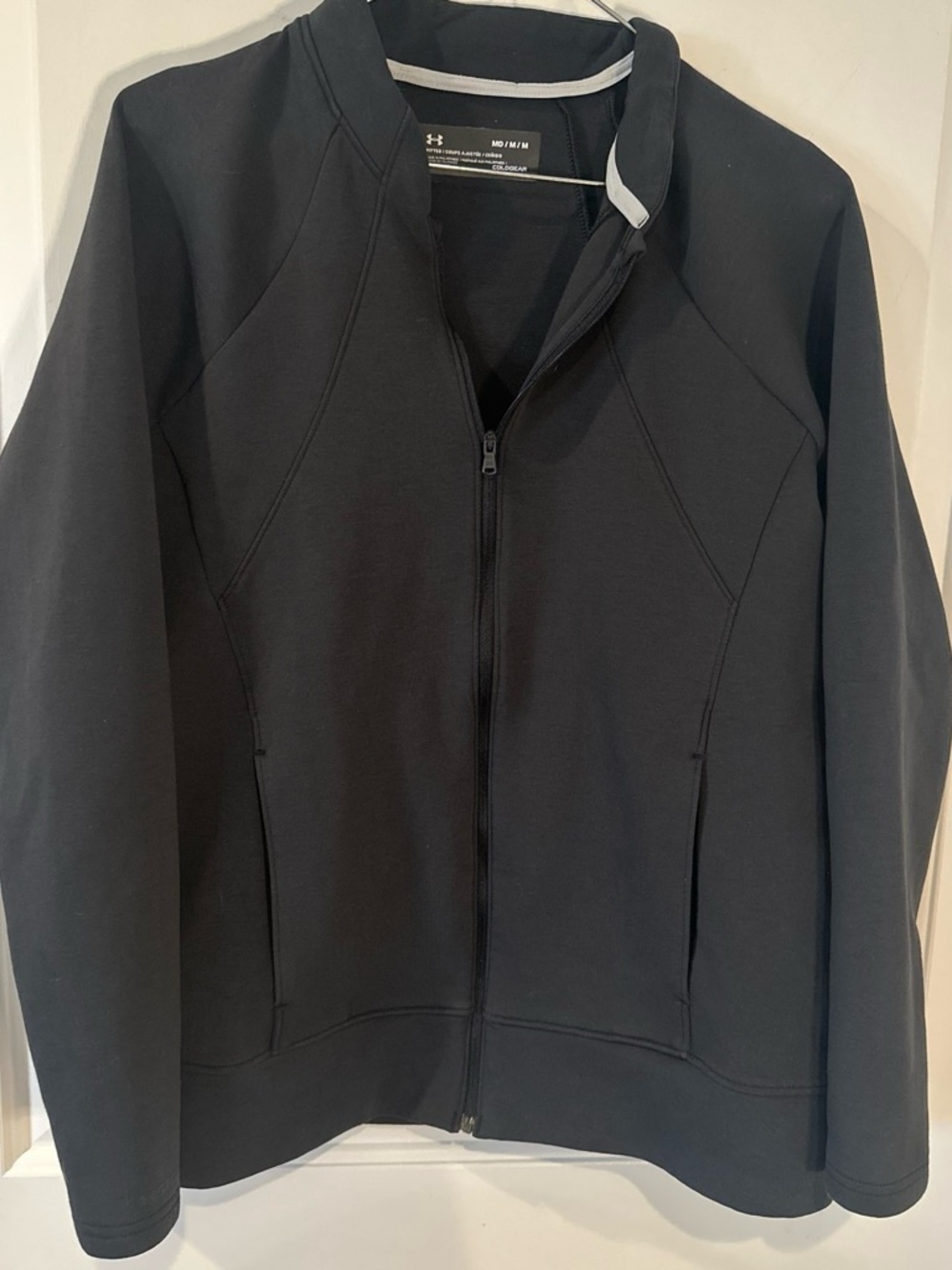 Under Armour Women's Black Full-Zip Athletic Utility Jacket